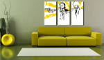  Kézzel festett vászonképek POP Art Pulp fiction pulp2 (POP)