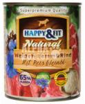 Happy&Fit Natural Welpen Lamm & Rind Mit Reis & Leinöl 800 g