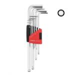 FORCE Ключове инбусни к-т 10бр. сфера-удължени 5102XLB Force
