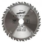 wolfcraft Диск циркулярен за дърво Ø 150х20х2.4, z20, 6732000 Wolfcraft