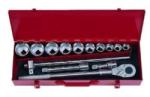 FORCE Гедоре 3/4" шестостен 22-50 мм, 14 части 6141-5 Force