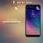 Nillkin Samsung SM-A600F Galaxy A6 (2018), Nillkin képernyővédő fólia, Anti Glare, Matt, 1db, törlőkendővel, Átlátszó