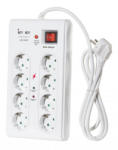 Steck 8 Plug + 2 USB (SEL 815K)