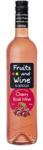 Fruits and Wine - Cherry Rosé Wine gyümölcsbor 0.75 l