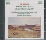 NAXOS Johannes Brahms: Clarinet Trio op. 114, Clarinet Quintet op. 115