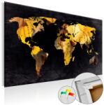 Artgeist Kép parafán - If the World were a desert. . . [Cork Map] 120x80