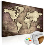 Artgeist Kép parafán - Precious World [Cork Map] 90x60