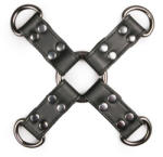 EasyToys Fetish Collection Black Leather Hogtie