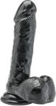 ToyJoy Get Real Cock 7 Inch with Balls 18cm Black Dildo