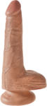 Pipedream King Cock 6" Cock with Balls Tan Dildo