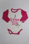mymosa Боди с дълъг ръкав Love mum, 98/104