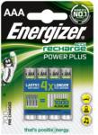 Energizer Tölthető elem, AAA mikro, 4x700 mAh, ENERGIZER "Power Plus (EA639483) - irodaoutlet