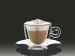  Cappuccinos csésze rozsdamentes aljjal, duplafalú, 2db-os szett, 16, 5cl "Thermo (KHPU144) - irodaoutlet
