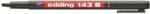 edding Alkoholos marker, OHP, 1 mm, EDDING "143 B", fekete (TED143FK) - irodaoutlet