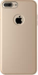 Mcdodo Carcasa iPhone 7 Plus Mcdodo Magnetic Gold (textura fina, placuta metalica integrata) (PC-3100)