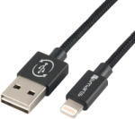 4smarts Cablu MFI Lightning 4smarts Rapidcord Black (USB reversibil, 1m) (Q62-468525)