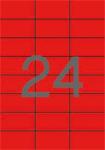 APLI Etikett, 70x37 mm, színes, APLI, piros, 480 etikett/csomag (LCA1593) - irodaoutlet
