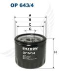 FILTRON Olajszűrő FILTRON OP643/4 W79