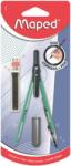 Maped Körző, heggyel, 2in1, ceruzává alakítható, MAPED „Compass Pen, vegyes színek (IMA198700) - webpapir