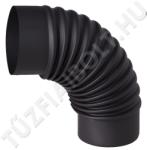 Alföldi-MAGYAR Füstcső könyök 120/90° 1mm fekete (V1FK12090)