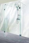Sanotechnik Sanoflex Wide háromrészes zuhanyfal kétoldali belépéssel (MU130)