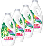 Ariel Pachet promo 4 x Ariel Detergent lichid, 1.8 L, 40 spalari, Color