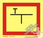  TB214 - Föld feletti/alatti tűzcsap utánvilágítós tábla, utánvilágító tábla