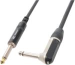 Power Dynamics Cablu chitara, jack mono 6.3mm tata - jack mono 6.3mm tata unghi drept, 6m (177.618)