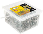 Topex Set nituri, aluminiu, 4 x 10 mm, 800 buc, Topex (43E421)