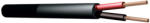 Power Dynamics Cablu difuzor 100V, 2 x 2.5mm, 25A, negru, 100m (801.879)