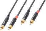 Power Dynamics Cablu 2x RCA tata - 2x RCA tata 6m PD-Connex (177.095)
