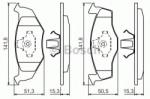 Bosch Set placute frana, frana disc SEAT CORDOBA (6K1, 6K2) (1993 - 1999) BOSCH 0 986 424 449