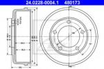 ATE Tambur frana FORD TRANSIT platou / sasiu (FM, FN) (2000 - 2006) ATE 24.0228-0004.1