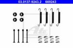 ATE Set accesorii, saboti frana parcare OPEL ASTRA F Hatchback (53, 54, 58, 59) (1991 - 1998) ATE 03.0137-9243.2