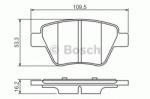 Bosch Set placute frana, frana disc VW CADDY III Combi (2KB, 2KJ, 2CB, 2CJ) (2004 - 2016) BOSCH 0 986 494 416