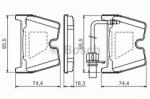 Bosch Set placute frana, frana disc AUDI A4 (8EC, B7) (2004 - 2008) BOSCH 0 986 494 216