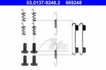 ATE Set accesorii, saboti frana parcare MERCEDES CLK (C209) (2002 - 2009) ATE 03.0137-9248.2