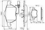Bosch Set placute frana, frana disc SEAT EXEO (3R2) (2008 - 2016) BOSCH 0 986 495 241
