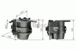 Bosch Filtru combustibil CITROEN C3 II (2009 - 2016) BOSCH 0 450 906 460