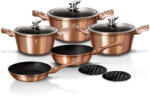 Berlinger Haus BERLINGER HAUS BH-1220N 10 részes edénykészlet, Rose Gold Metallic Line (BH/1220N) (BH/1220N)