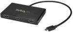 StarTech 3-PORT USB C TO HDMI MST HUB ADAPTER - USB C MULTI MONITOR (MSTCDP123HD) (MSTCDP123HD)