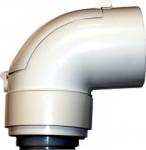 Tricox PPs/Alu ellenőrző könyök 60/100 mm 87° (PAEKÖ50C) - meleget