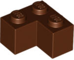 LEGO® Alkatrészek (Pick a Brick) Vöröses barna 1X2X2 Sarokelem 4211200