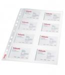 Esselte Folii de protectie, A4, pentru carti de vizita, cristal, 105 microni, 10 buc/set, Esselte E78930 (78930)