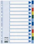 Esselte Separator din plastic, PP, A4, 12 buc/set Esselte E15262 (15262)
