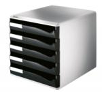 Leitz Suport cu 5 sertare negre A4 standard Leitz E52800095 (52800095)