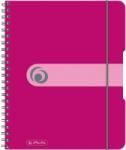 Herlitz Caiet de birou A5, 80 file, aritmetica, fucsia, Herlitz HZ11293776 (11293776)