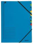 Leitz Mapa cu separatoare Fashion, carton, 100% reciclat, certificare Blue Angel, reciclabil, A4, 7 separatoare, albastru, Leitz E39070035 (39070035)