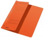 Leitz Dosar cu capse, 1/2, carton, 100% reciclat, certificare Blue Angel, A4, cu capse, 170 coli, Leitz orange E37400045 (37400045)