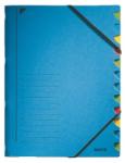 Leitz Mapa cu separatoare Fashion, carton, 100% reciclat, certificare Blue Angel, reciclabil, A4, 12 separatoare, albastru, Leitz E39120035 (39120035)